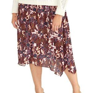 NWT RACHEL RACHEL ROY PLUS EDEN FLORAL MIDI SKIRT -  2x